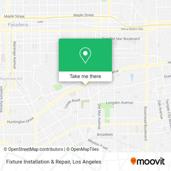 Fixture Installation & Repair map
