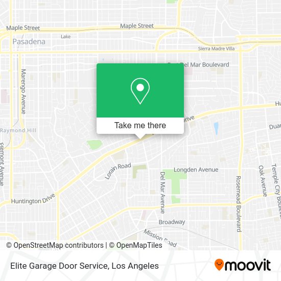 Mapa de Elite Garage Door Service