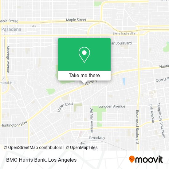 Mapa de BMO Harris Bank