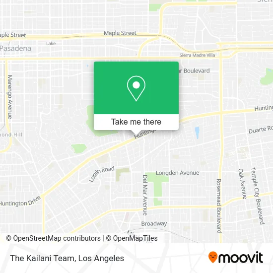 Mapa de The Kailani Team