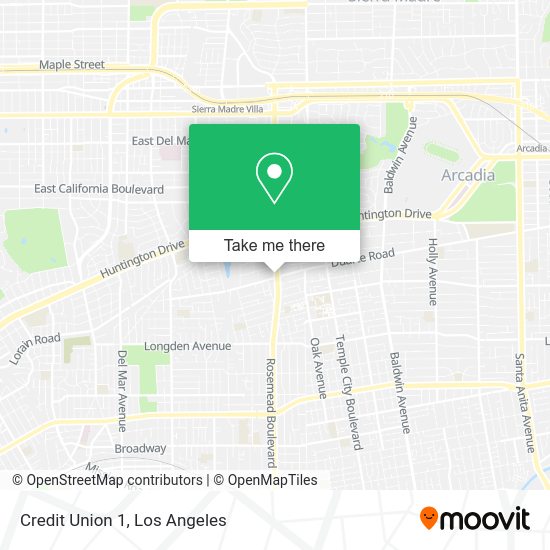 Mapa de Credit Union 1