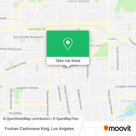 Mapa de Foshan Cantonese King