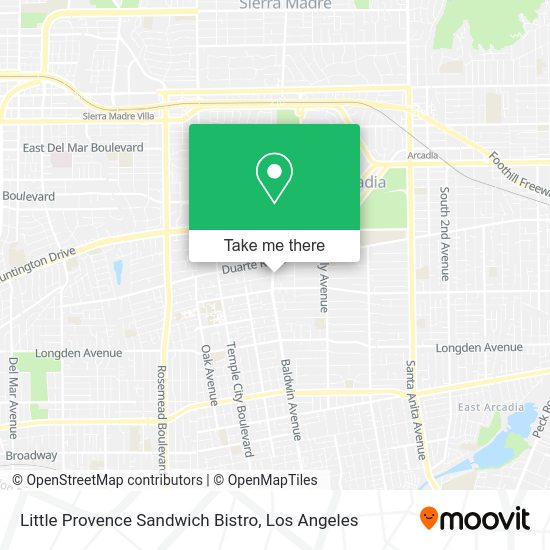 Little Provence Sandwich Bistro map