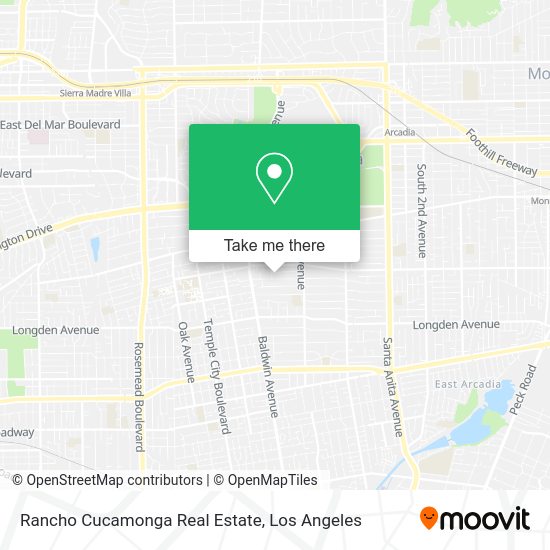 Rancho Cucamonga Real Estate map