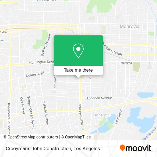 Mapa de Crooymans John Construction
