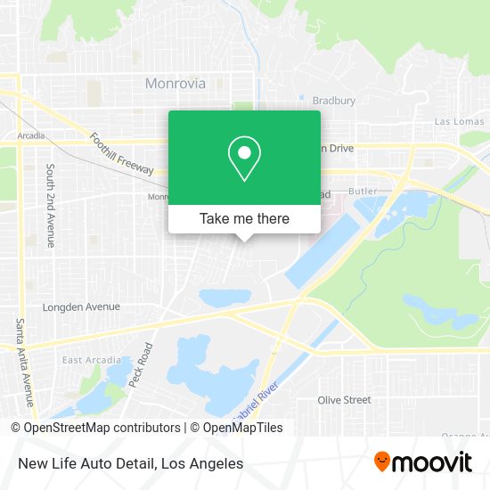 New Life Auto Detail map