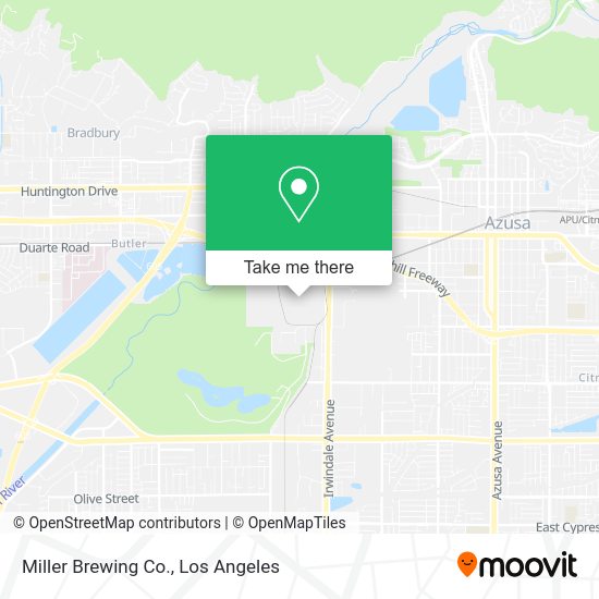 Mapa de Miller Brewing Co.