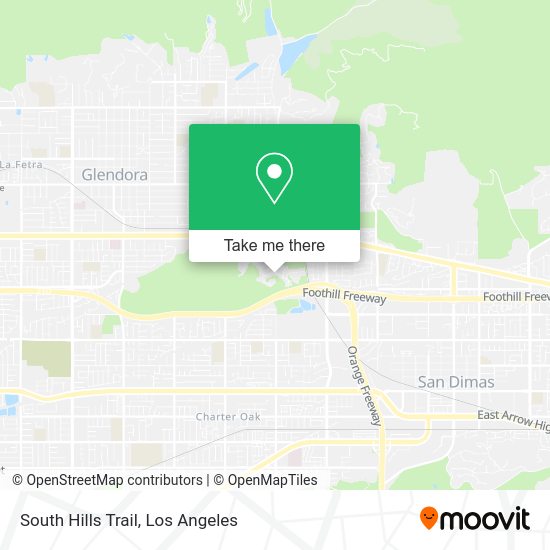South Hills Trail map