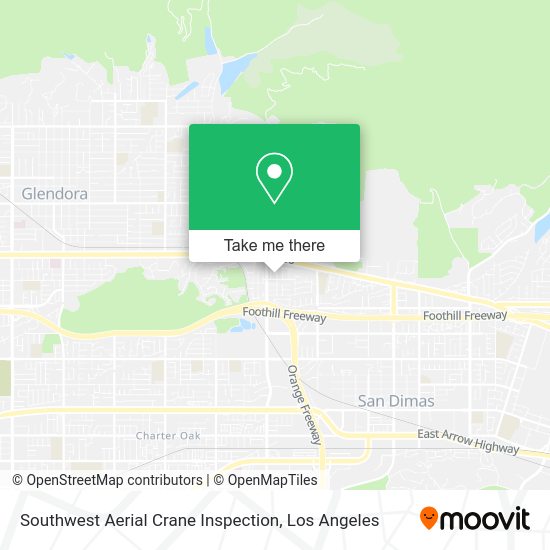 Southwest Aerial Crane Inspection map
