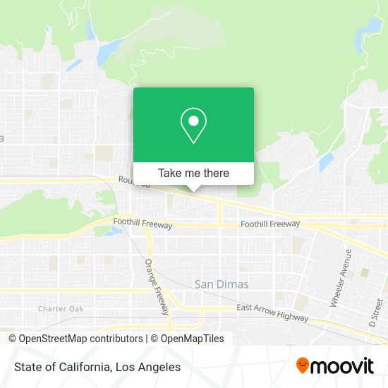 Mapa de State of California