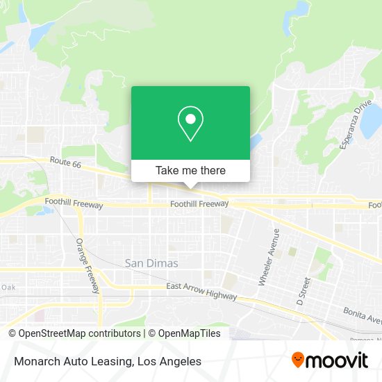 Monarch Auto Leasing map