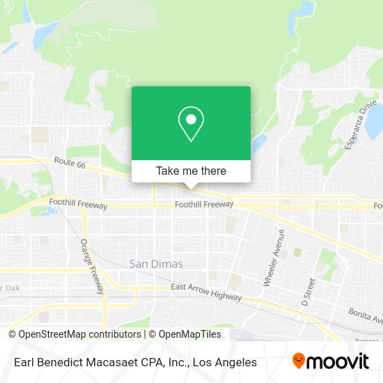 Mapa de Earl Benedict Macasaet CPA, Inc.