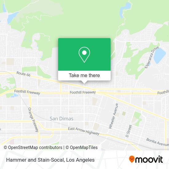 Hammer and Stain-Socal map