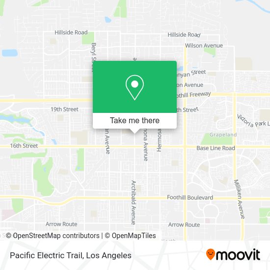 Pacific Electric Trail map