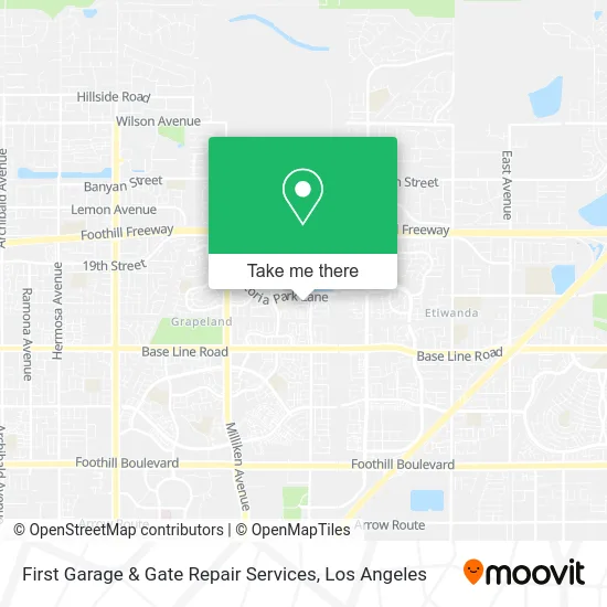 First Garage & Gate Repair Services map