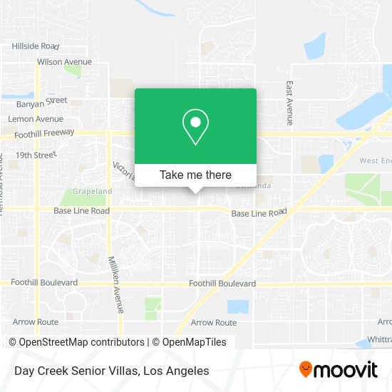 Mapa de Day Creek Senior Villas
