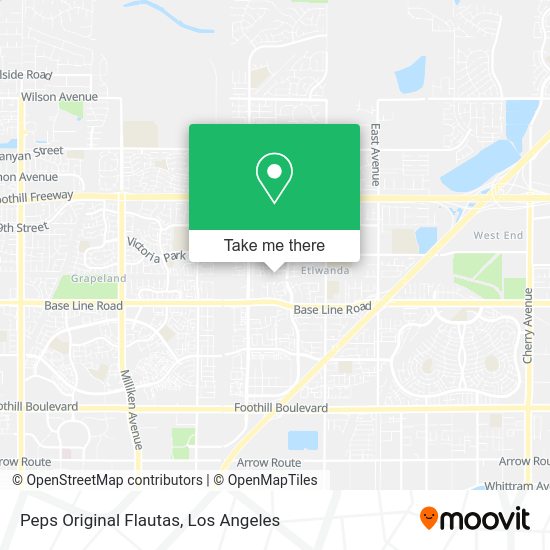 Peps Original Flautas map