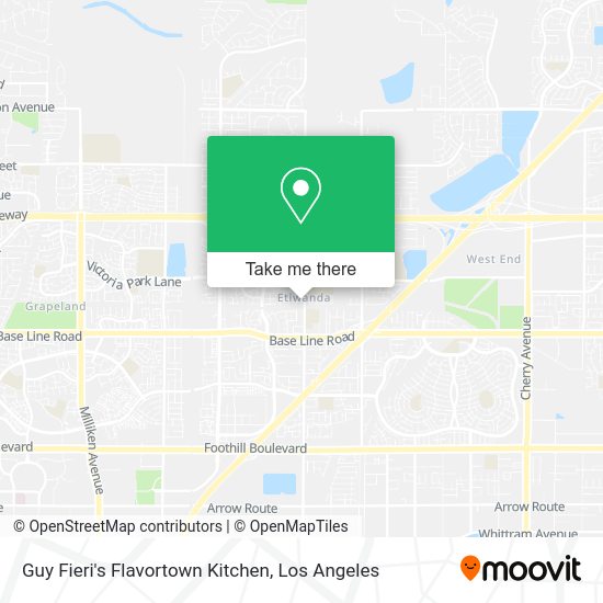 Mapa de Guy Fieri's Flavortown Kitchen
