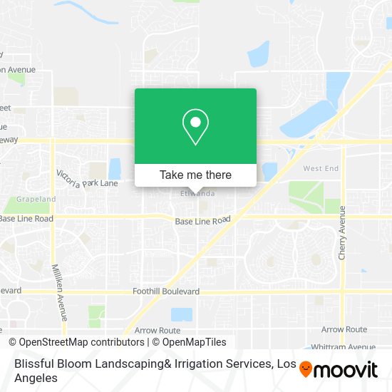 Blissful Bloom Landscaping& Irrigation Services map