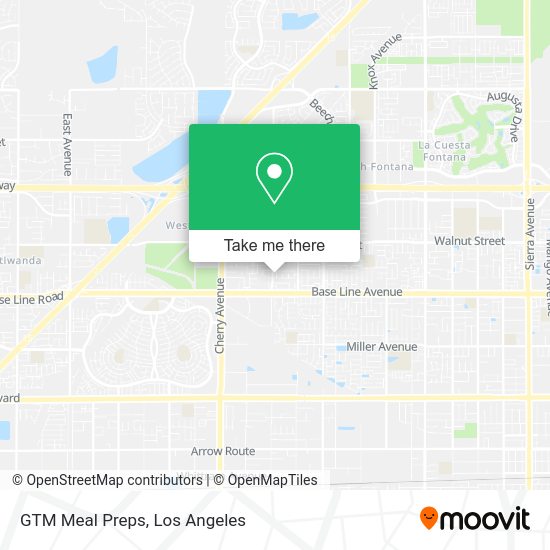 Mapa de GTM Meal Preps