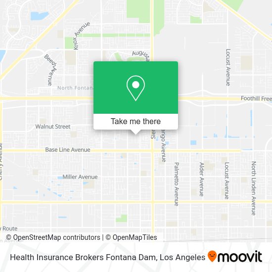 Mapa de Health Insurance Brokers Fontana Dam
