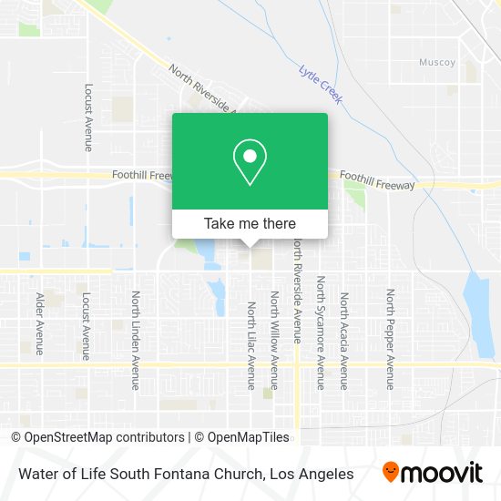 Water of Life South Fontana Church map