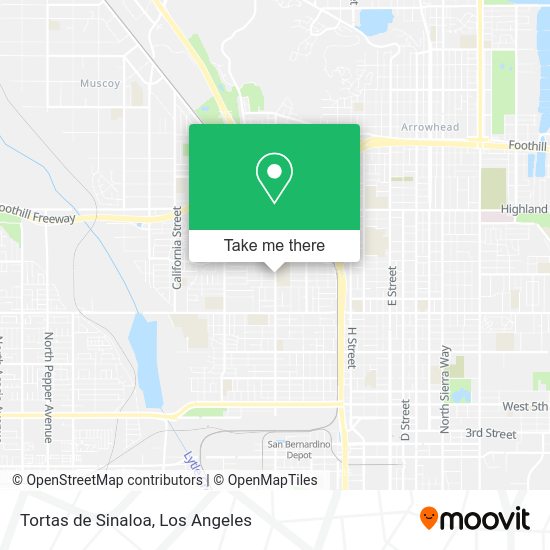 Mapa de Tortas de Sinaloa