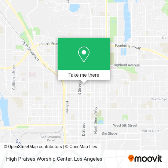 High Praises Worship Center map