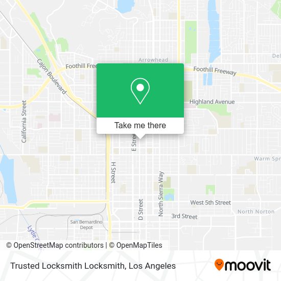 Trusted Locksmith Locksmith map