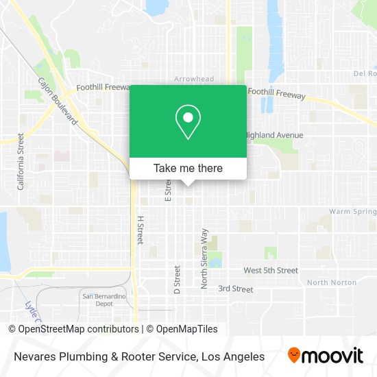 Mapa de Nevares Plumbing & Rooter Service