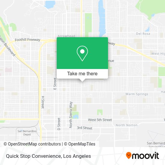 Mapa de Quick Stop Convenience