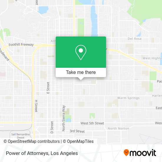 Mapa de Power of Attorneys