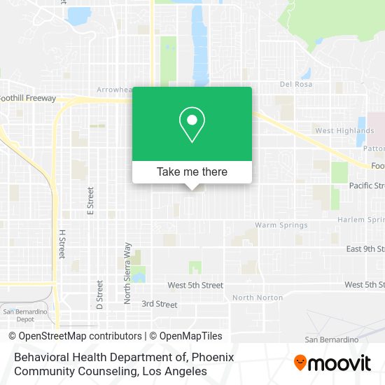 Behavioral Health Department of, Phoenix Community Counseling map