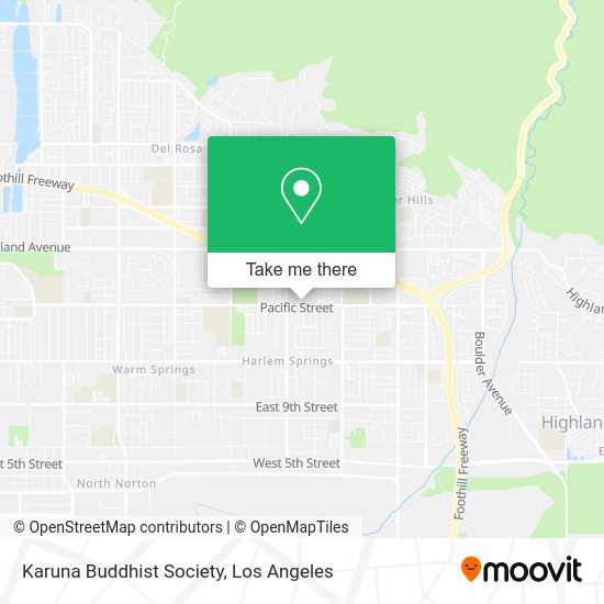 Mapa de Karuna Buddhist Society