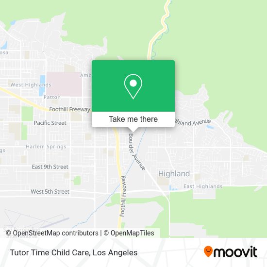 Mapa de Tutor Time Child Care