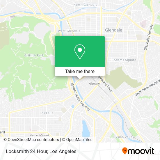 Locksmith 24 Hour map