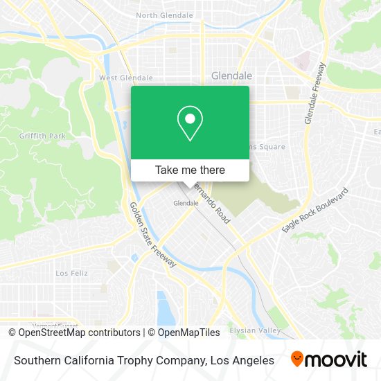 Mapa de Southern California Trophy Company