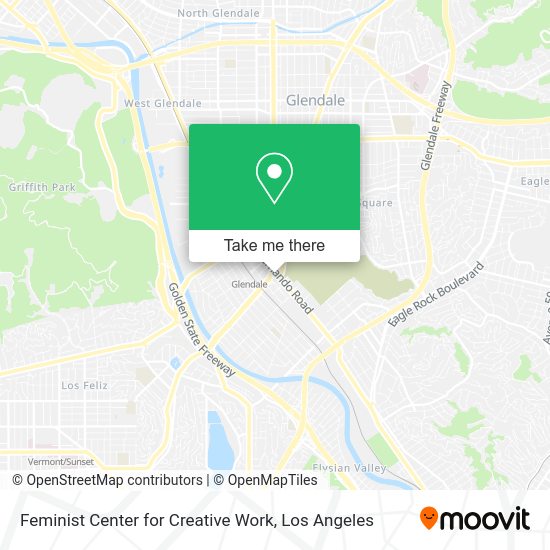 Feminist Center for Creative Work map