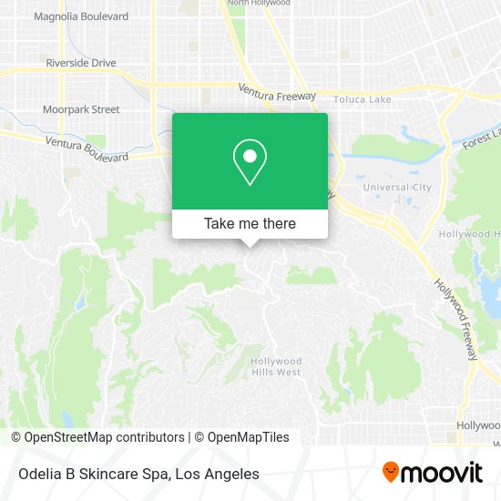 Mapa de Odelia B Skincare Spa