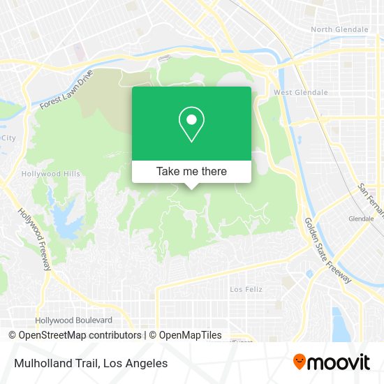 Mulholland Trail map