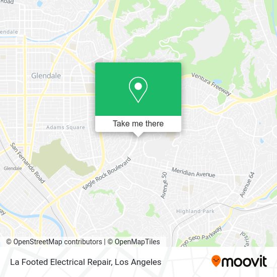 Mapa de La Footed Electrical Repair