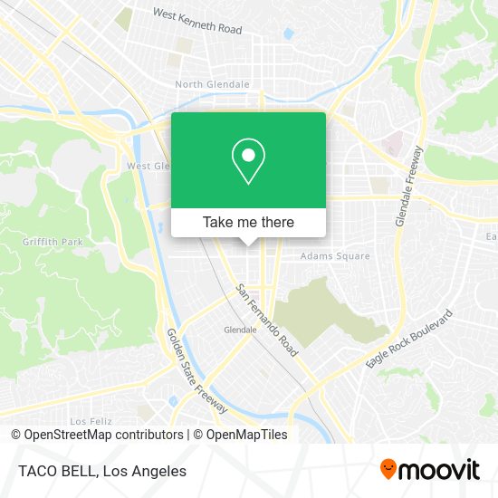 Mapa de TACO BELL