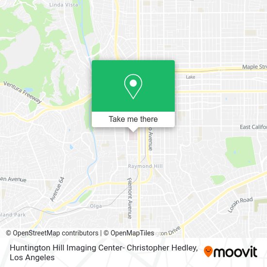Mapa de Huntington Hill Imaging Center- Christopher Hedley