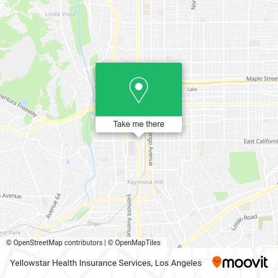 Yellowstar Health Insurance Services map