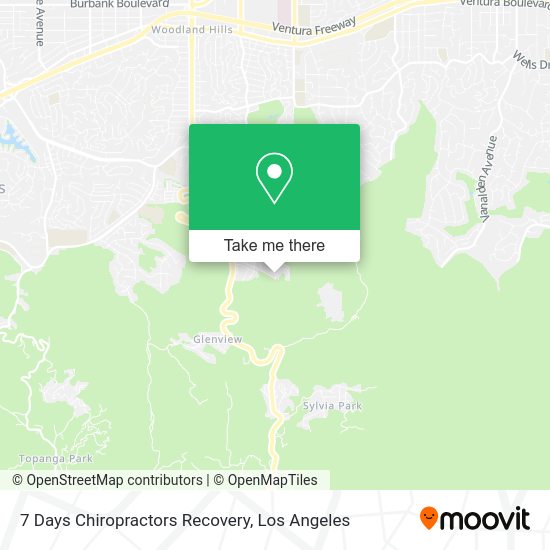 7 Days Chiropractors Recovery map