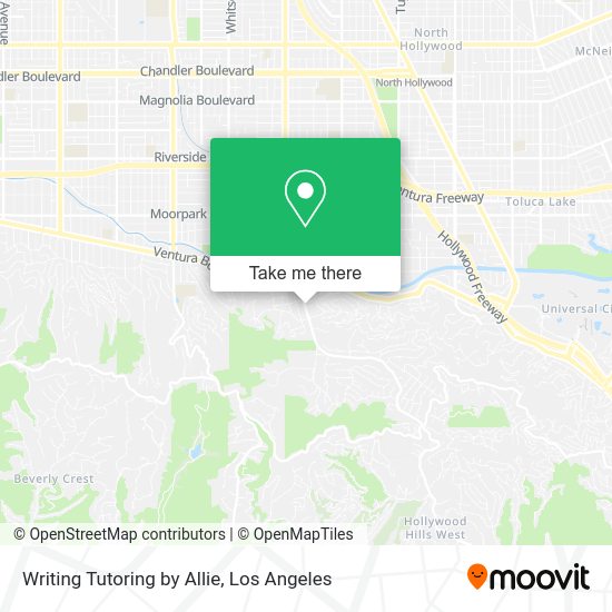 Writing Tutoring by Allie map
