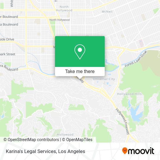 Karina's Legal Services map