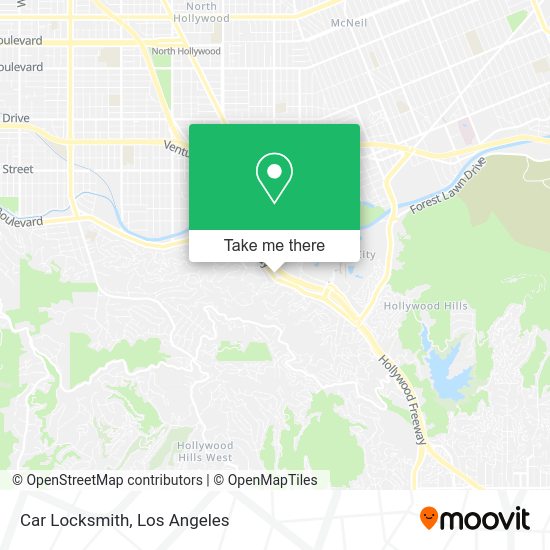 Mapa de Car Locksmith