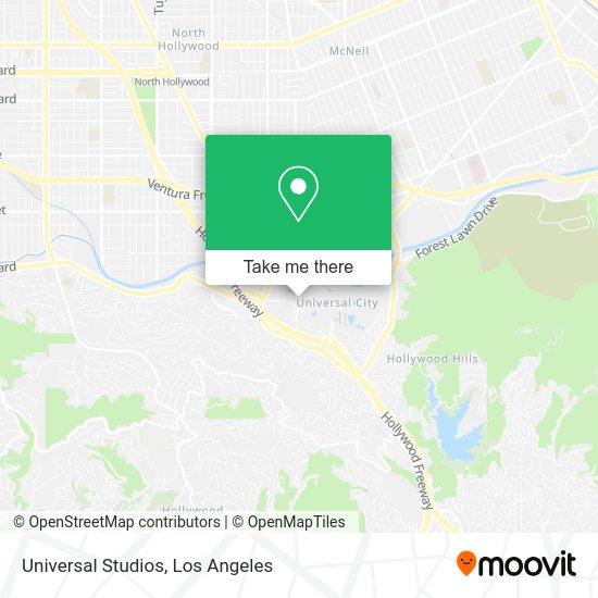 Mapa de Universal Studios