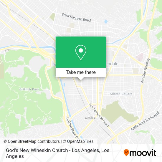 God's New Wineskin Church - Los Angeles map